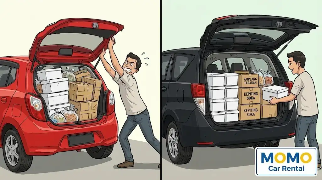 Borong Oleh-Oleh Khas Tarakan? Cek Dulu Kapasitas Bagasi Mobil Biar Gak Repot!
