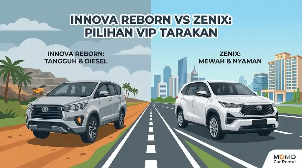 Innova Reborn vs Zenix: Mana Pilihan Terbaik untuk Tamu VIP di Tarakan?
